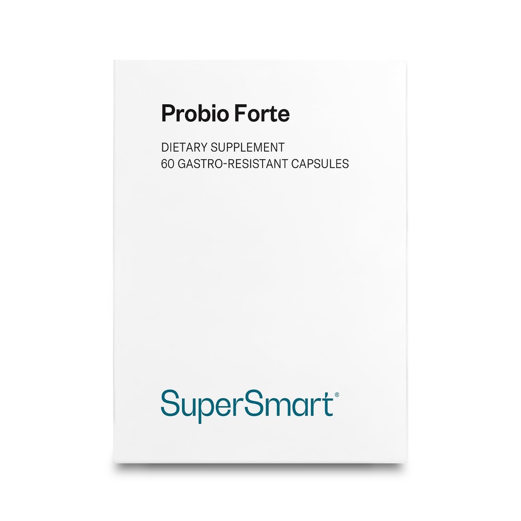 Supersmart - Probio Forte 8 Δισεκατομμύρια CFU ανά καψάκιο (Advanced Formula) - ημερήσιο συμπλήρωμα προβιοτικών για γυναίκες & άνδρες 