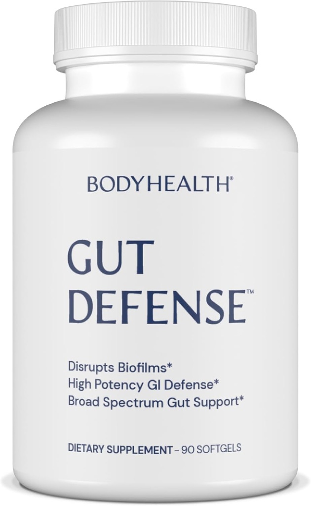 BodyHealth Gut Defense with PerfectAmino, Gut Health Support for Women and Men, GI Support Supplement - 90 Softgels