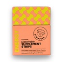 Energy & Focus Mint Strips – Natural Caffeine, L-Theanine, B12, Ginseng – Melt on Contact, Fast Acting, Jitter-Free Alternative with Nootropics – Fresh Mint Flavor On-the-Go – 30 Strips