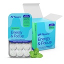 Neuro Energy & Focus Mints, Extra Strength - Sugar Free Breath Mints with 100mg Natural Caffeine, B Vitamins & L-Theanine - Vegan Brain Supplement for Exercise, Study & Daily Focus - Spearmint, 72 ct