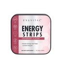 Energy Strips for Daily Focus, Strength, and Power and Energy Boost, 30 Oral Strips, Cranberry Flavor, L-Theanine, Caffeine