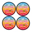 TeaZA Energy Pouches - Tobacco Free Chew Nicotine Free, Smokeless Alternative Snuff and Healthy Chewing Dipping Tobacco Alternative with Fruit Flavors Pineapple Mango Citrus (Tropical - 4 Pack)