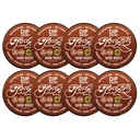 TeaZA Herbal Dip Dark Roast Pouches -Nicotine Free, Tobacco Free - Made with Green Tea Caffeine Energy Pouches (8 Pack)