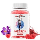 Saffron Gummies for Adult Kids - Βιολογικό συμπλήρωμα εκχύλισμα Saffron για άνδρες Γυναίκες Ζάχαρη Δωρεάν για την ισορροπία Mood Υποστήριξη για τον ύπνο Καλύτερα Μεταβολισμός με βιταμίνες Μη ΓΤΟ Φράουλα Γεύση 30 ημέρες Προσφορά
