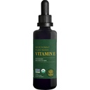 Global Healing Organic Vitamin E Liquid Drops 40 mg - Natural D-Alpha Tocopherol 15% α-tocopherol - Vegan Liquid Vitamin E Oil Oral Supplement for Skin - Low Dose Liposomal Vitamin (2 Oz)