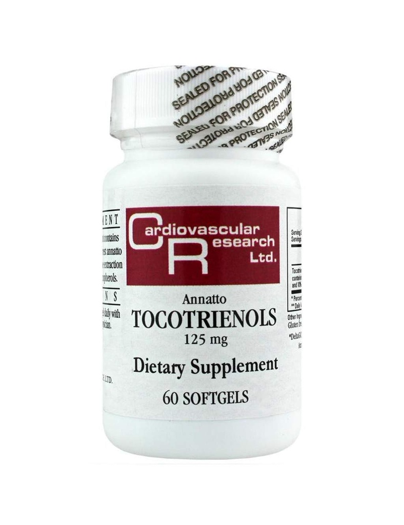 Cardiovascular Research Annatto Tocotrienols 125 Mg, White, 60 Count TOCOTRI