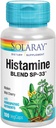 SOLARAY Histamine Blend SP-33 | Herbal Blend w/Cell Salt Nutrients for Healthy Histamine Response Support | Non-GMO & Vegan | 50 Serv | 100 VegCaps