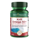 Προϊόντα καθαρότητας Κριλ Ωμέγα 50 (Krill + Fish Oil Blend 1000mg + Ασταξανθίνη 500mcg + φωσφολιπίδια 200mg + Βιταμίνη D 500 IU) - 60 Mini Softgels