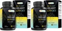 Best Naturals Day-to-Day Heart Health Support with Folate, Green Tea, Hawthorn, Beet Root, L-Arginine, L-Citrulline, Phytosterol, Resveratrol, CoQ10 90 Veg Capsules (Pack of 2)