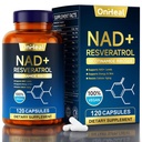 resveratrol Supplement for Energy & Skin - Anti-Aging Booster with resveratrol - Supports Cellular Health & Focus - 120 Capsules