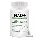 NAD+ Supplement, Liposomal NAD Nicotinamide Riboside Resveratrol 1500 mg - Anti-Aging & Brain Health, Improve Energy - Specifically for Women and Men, 120 Capsules