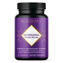 NAOMI Organic Resveratrol 250mg + Quercetin - Supports Cardiovascular Health, Cellular Longevity & Antioxidant Defense - Trans-Resveratrol from Organic Sources, Non-GMO, Vegan, 60-Day Supply