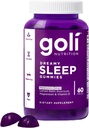 Goli Dreamy Sleep Gummy - 60 Count - Μελατονίνη, βιταμίνη D, Μαγνήσιο, και εκχύλισμα λεμονιού - Ζελατίνη-ελεύθερο, χωρίς γλουτένη, Vegan & μη ΓΤΟ