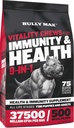 Bully Max Dog Chews & Multivitamin Treats for Puppy & Adult Dogs - 75 Μαλακά Chews, Συμπληρώματα Σκύλων & Βιταμίνες για όλες τις Φυές - Δέρμα, Coat, Εγκέφαλος, Καρδιά, Digestive Υγεία, Ανοσία, Κοινή Υποστήριξη
