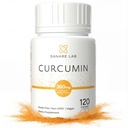 Curcumin Turmeric 360 mg per Serving, 120 Capsules with Black Pepper & Phytosome Extract | Joint & Cellular Support