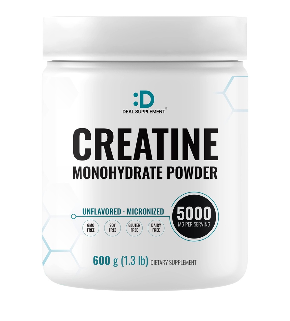 Στιγμιαία Creatine Monohydrate σκόνη, 5g ανά υπηρεσία – 120 εξυπηρετήσεις 
