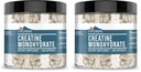 Earthborn Elements Creatine Monohydrate 200 Capsules, Pure & Undiluted, No Additives (Pack of 2)