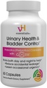 vH essentials urinary Health & Bladder Control, Cranberry Extract, Prebiotics and Probiotics, 24ωρη υποστήριξη για την υγεία των θηλυκών, μειώνει περιστασιακή διαρροή, υποστηρίζει κολπική υγεία, 60 κάψουλες