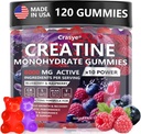 Creatine Gummies Complex 8000mg για άνδρες και γυναίκες Creatine Monohydrate Gummy με BCAA Taurine για μυϊκή δύναμη και την ενέργεια ενίσχυση της ζάχαρης δωρεάν πριν από την προπόνηση συμπλήρωμα - 120 Gummies