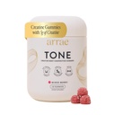 Arrae Tone Gummies – Creatine Monohydrate για τις γυναίκες – Υποστήριξη Lean μυών, δύναμη & ανάκτηση – Μικτή γεύση μούρου – 60 Count