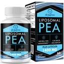 Ulmubra Liposomal Palmitoylethanolamide 1300 MG Plus Luteolin 100 MG, Superior Absorption, Micronized Pea Supplement for Discomfort Management, 60 Softgels