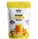 Ginger Turmeric Shots Boosted with Piperine, Vitamins, Zinc & Herbs | Helps in Joint Pain, Heart, Brain, Gut & Skin Health | Boosts Immunity & Energy | 200 Shots