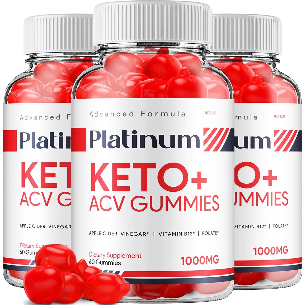 (3 Pack) Platinum Keto ACV Gummies - Advanced Formula Platinum Keto Plus ACV Gummies Apple Cider Vinegar Platinum ACV Gummies Συμπλήρωμα διατροφής Κριτικές Άνδρες Γυναίκες (180 Gummies)