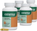 Emma Gut Health - 4 Pack - Αέριο και Bloating Relief, δυσκοιλιότητα, επιδιόρθωση με Leaky Gut - Καθαρισμός με Gut & Επαναφορά Digetion - Ρυθμιστικό Κίνημα Bowel. Προβιοτικά και Λάξευση Εναλλακτική, 240 Κάψουλες