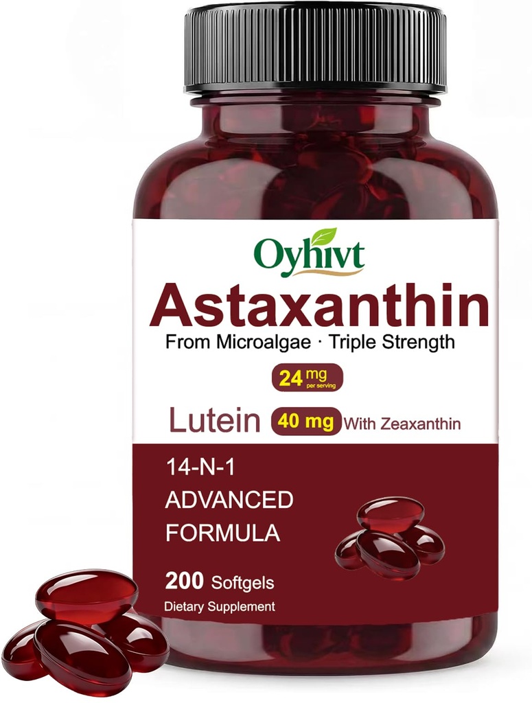 Astaxanthin 24mg – 200capsules(1PC)