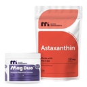 Micro Ingredients Mag Duo Magtein Magnesium L‑Threonate Powder & Astaxanthin 12mg Softgels 2 Pack Bundle | with Magnesium Glycinate for Calm, Sleep & Focus Support | Fresh Microalgae Source