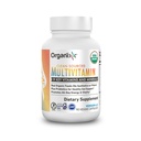 Organixx Vegan Multivitamin για γυναίκες & άνδρες, με βιταμίνη C, D3, σύμπλοκο βιταμίνης Β, προβιοτικά, βιολογικά φρούτα και λαχανικά, υποστηρίζει Digestive, υγεία των ούρων, ανοσοποιητική υποστήριξη, κάψουλες 90 Gel