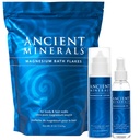 Ancient Minerals Magnesium Bath Flakes - Magnesium Oil Spray and Magnesium Lotion - Pure Genuine Zechstein Chloride