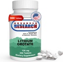 Nutrient Carriers Advance Research Lithium Orotate 120 Mg 200 Tablets