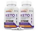 (2 Πακέτο) Turbo Rippped Keto ACV Extreme Pills 1675MG Keto Υποστήριξη Blend Κάψουλα Εναλλακτική για Keto ACV Διαμορφωμένο με μηλίτη μηλίτη ξύσμα Extra Virgin Olive Oil Powder Green Tea Leaf 120 κάψουλες