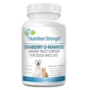 Cranberry D-Mannose for Dogs | Human-Grade UTI Defense | Dog Urinary Tract & Bladder Support + Immune Health Supplement with Vitamin C | 150 Non-GMO Chewable Tablets