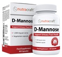 1500mg Pure D-Mannose Supplement for Urinary & Bladder Health | No Preservatives or Gluten | Made in The USA | 90 Vegetarian Capsules