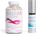 Ageless LX συμπλήρωμα καψάκιο για γυναίκες με HMB Hydrasilk κρέμα ματιών Bundle