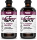 Norm's Farms Pure Elderberry Extract 2PK - Made from Only Elderberries in USA - Immune, Antioxidant Support, No Added Sugar, Additives, Vegan, Gluten-Free, Non-GMO, Tincture Alcohol Free - 8 Oz
