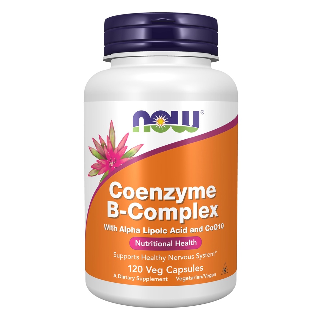 Now Supplements, Co-Enzyme B Complex with Alpha Lipoic Acid and CoQ10, Nutritional Health, 120 Veg Capsules