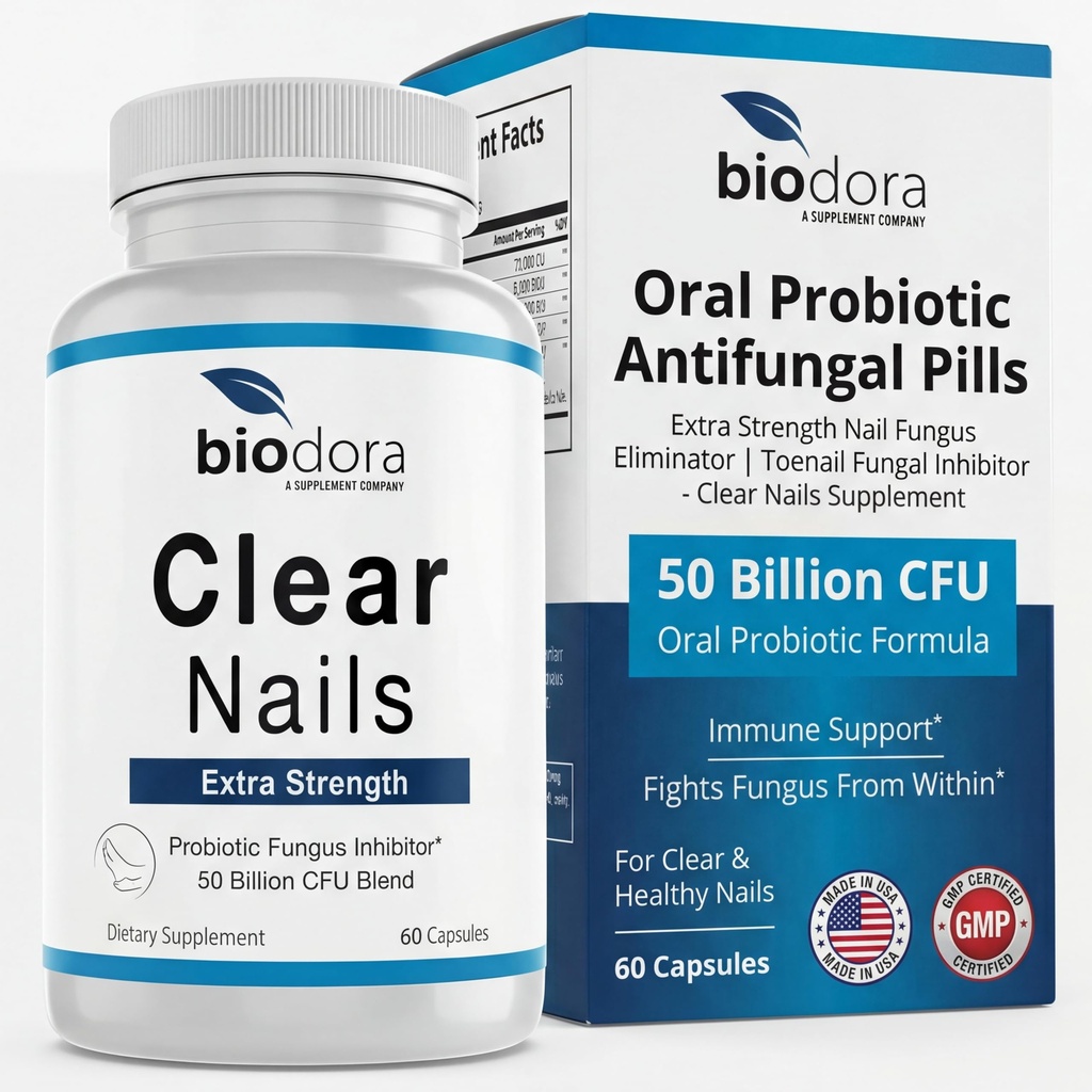Clear Nails - Επιπλέον δύναμη - Probiotic Fungus Inhibitor - 50 δισεκατομμύρια CFU