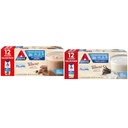 Atkins Milk Chocolate Delight Protein Shake, 15g Protein, Low Glycemic, 2g Net Carb, 1g Sugar & Creamy Vanilla Protein Shake, 15g Protein, Low Glycemic, 2g Net Carb, 1g Sugar, Keto Friendly