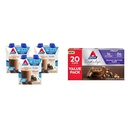 Atkins Dark Chocolate Royale Protein Shake, 15g Protein, Low Glycemic, 2g Net Carb, 1g Sugar, Keto Friendly, 12 Count & Endulge Peanut Butter Cups, Dessert Favorite, Low Carb, 0g Sugar, 20 Count