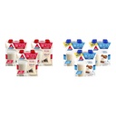 Atkins Vanilla Cream Meal Size Protein Shake, 23g Protein, 3g Carb, 1g Sugar and Atkins Creamy Cinnamon Swirl Protein Shake, 15g Protein, 2g Net Carb, 12 Count
