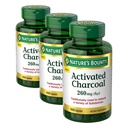 Nature's Bounty Activated Charcoal 260 mg, 100 Capsules, Dietary Supplement to Support a Healthy Lifestyle (Pack of 3)