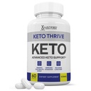 Keto Thrive Keto ACV Χάπια 1275MG Keto Υποστήριξη Blend Κάψουλα Εναλλακτική στο Keto ACV Gummies Formulated with Apple Cider Vinegar Extra Virgin Olive Oil Powder Green Tea Leaf 60 Κάψουλες