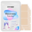 24 Pack Party Patches, Hangover Patches - Skin-Friendly Self-Adhesive Patches, Natural Ingredients, Long Lasting Sticky Design for Daily Party Recovery & Refresh