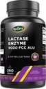 Oxify Lactase Enzyme 9000 FCC ALU | 360 Tablets | Gluten-Free, Non-GMO | Supplement Made in USA