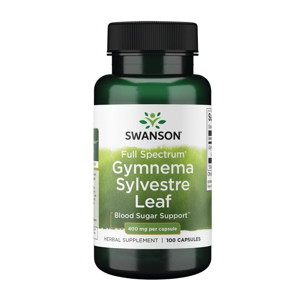 Swanson Full Spectrum Gymnema Sylvestre Leaf - Παραδοσιακό Αγιουρβεντικό Βότανο - (100 Κάψουλες)