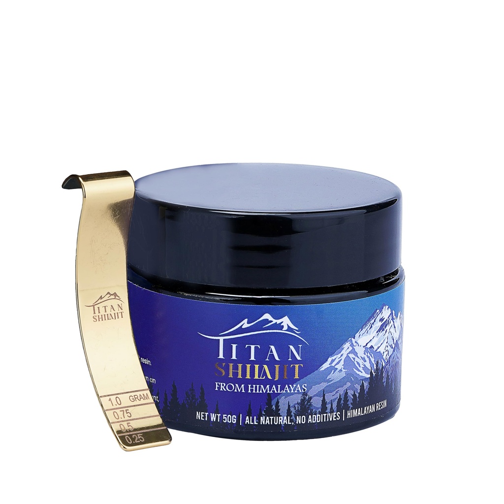 Himalayan Highland Gold Grade Shilajit, 100% Pure Sun-Dried Shilajit Resin (50g) – Natural Resin for Men & Women
