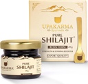 UPAKARMA Pure Shilajit Resin 20g for Men & Women | Boosts Stamina & Strength | 85+ Essential Minerals, Magnesium, Urolithin A | 3rd Party Lab-Test Report